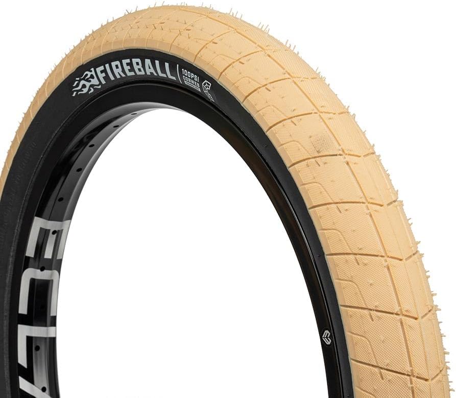 eclat Fireball Wire Clincher Anti-Puncture 60TPI BMX Tire beige