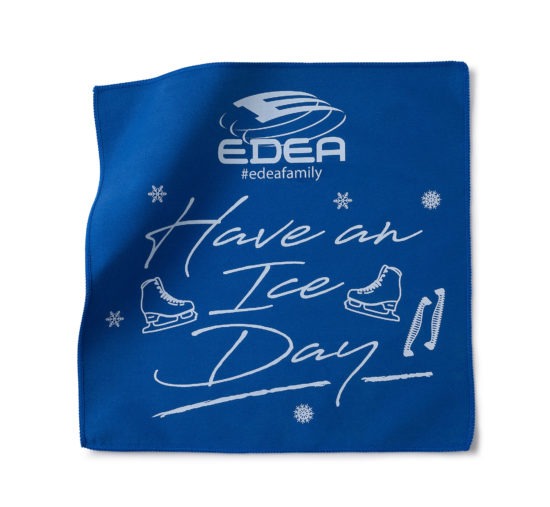 Edea Ice Day Figure Skating Blade Towel blue