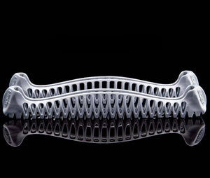 Edea Solid Figure Skating Guards silver polished grey