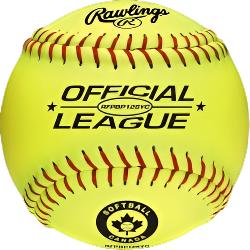 Rawlings 12" RFPBP12SYC .47 COR Optic Softball Dozen