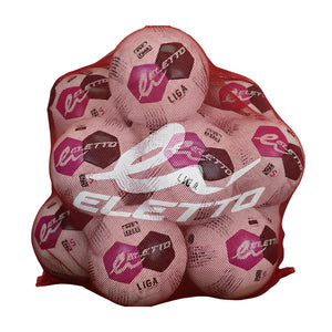 Eletto Mesh Soccer Ball Bag red