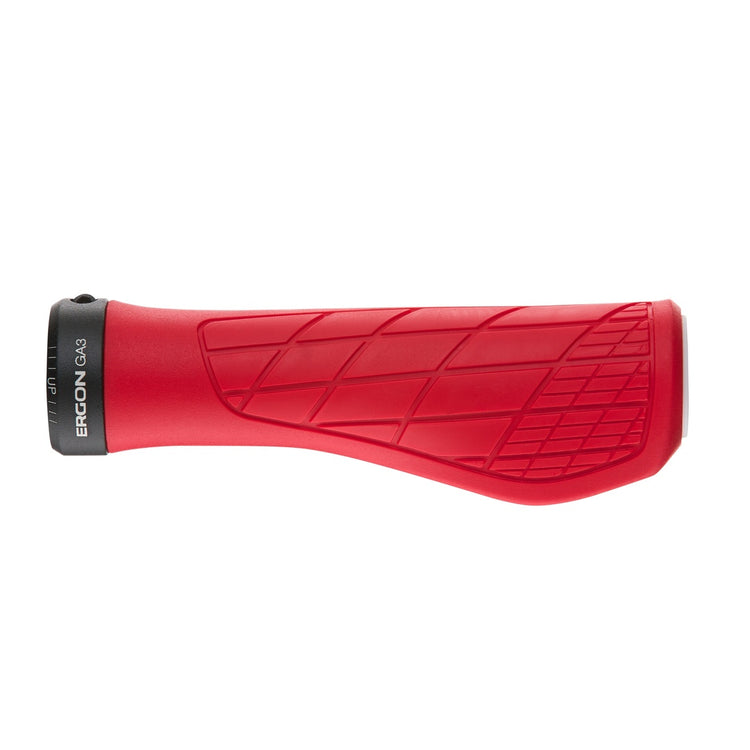 Ergon GA3 (135mm) Bike Grips risky red