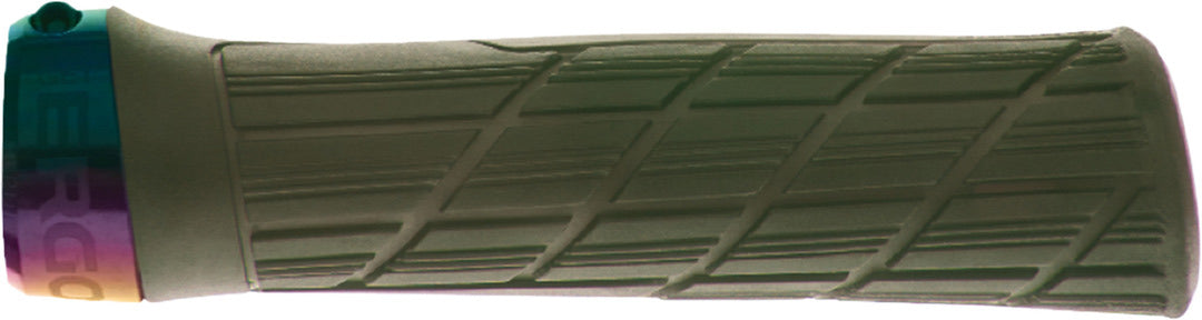 Ergon GE1 EVO Factory (32x135mm) Bike Grips frozen moss green oil slick