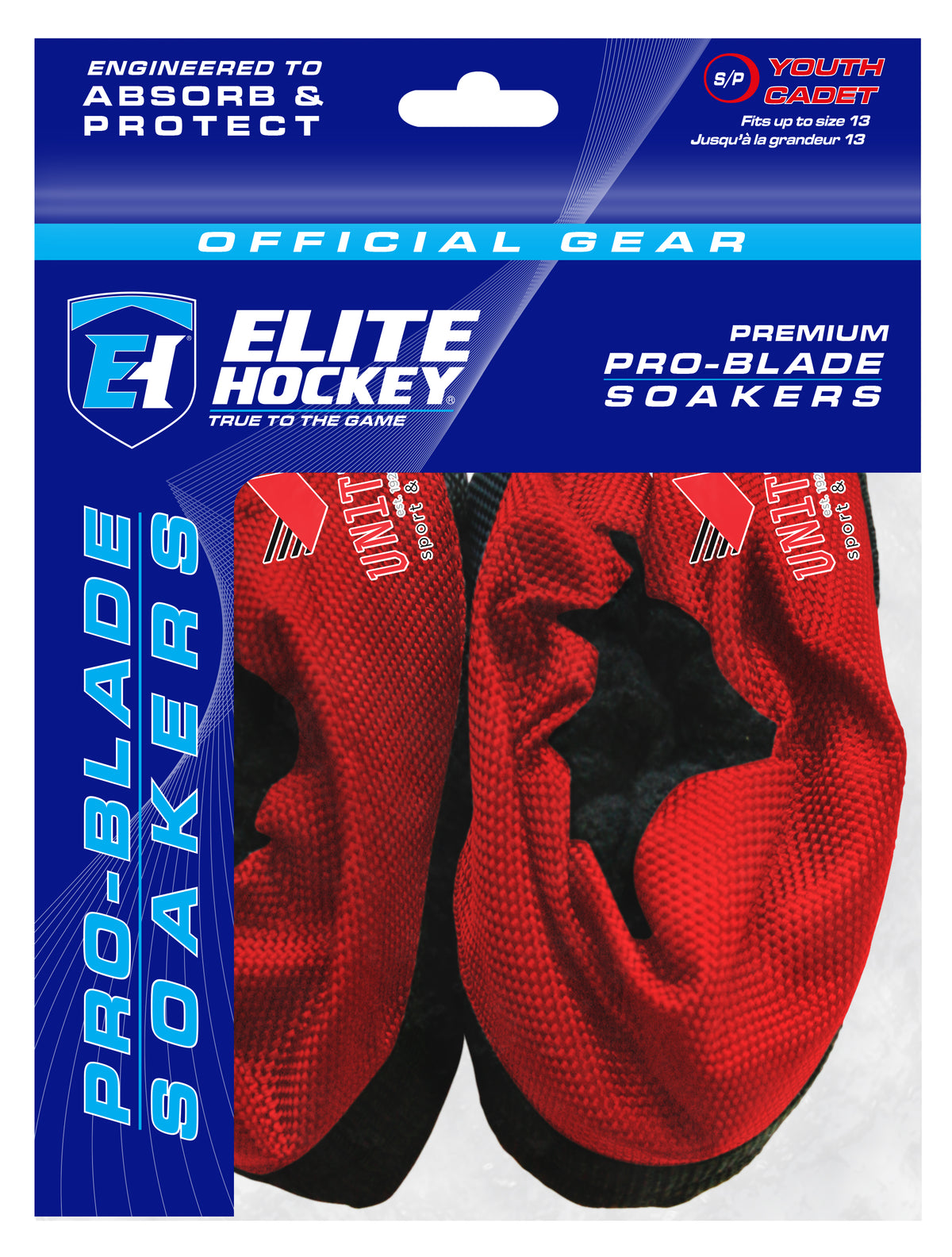 Icon Elite Youth United Soaker Hockey Skate Guard Red