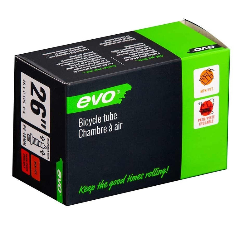 EVO 26" Standard Bike Tube 2.40-2.80" Presta 48mm