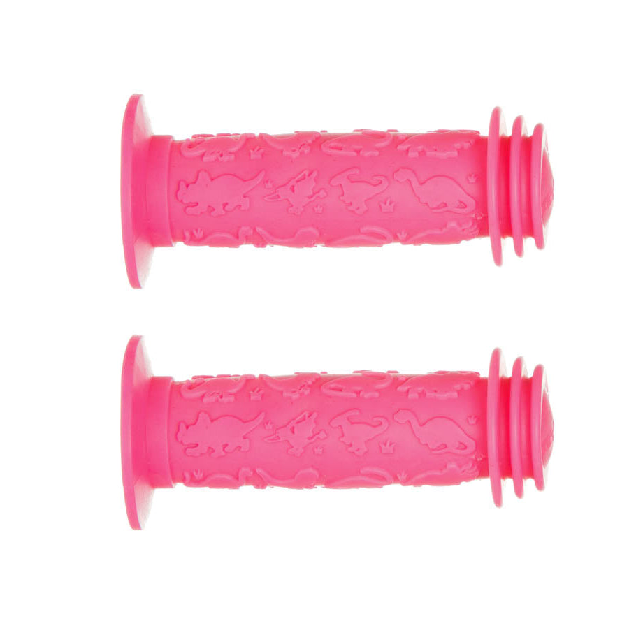 EVO Dinomitz Slip-On Bike Grips Pink
