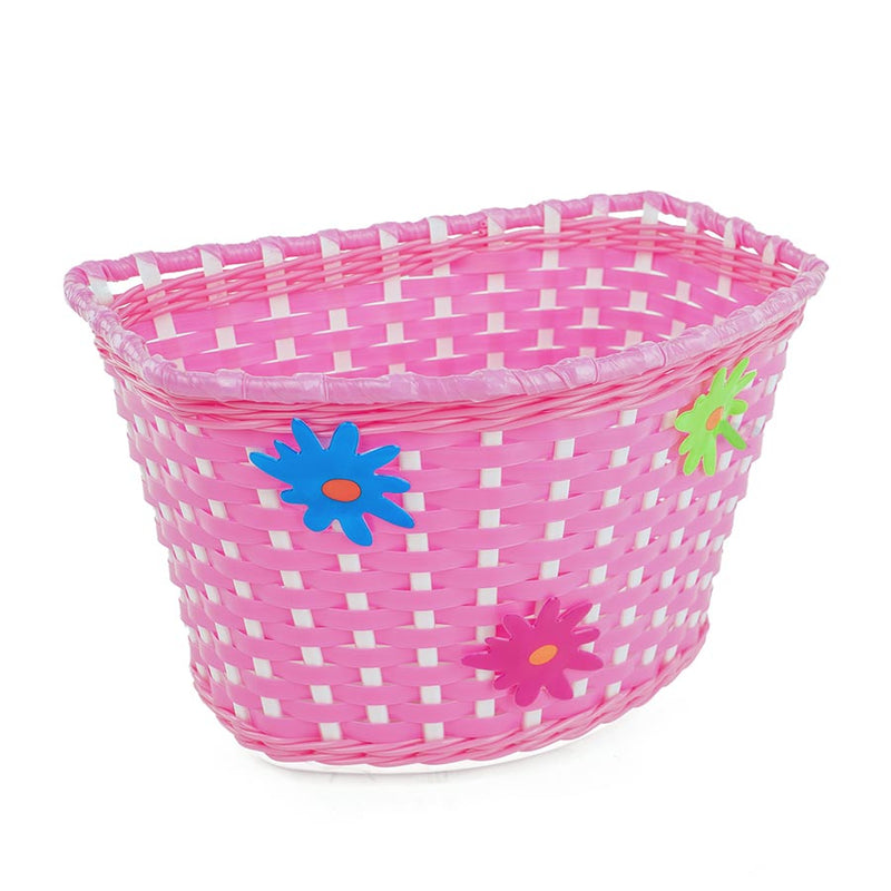 EVO Junior E-Cargo Front Flower Basket pink