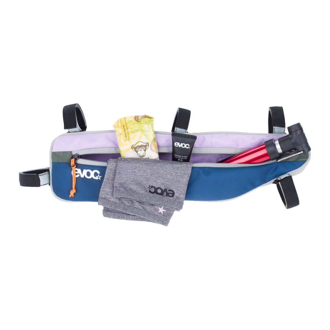 evoc Frame Bag grey/blue/purple