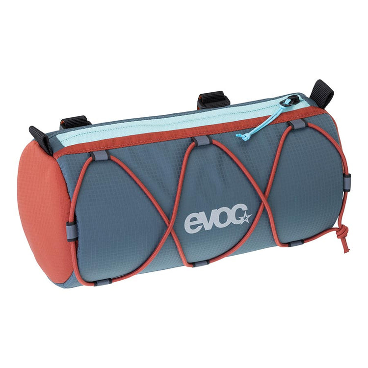 evoc Roll Handlebar Bag garish blue maroon red