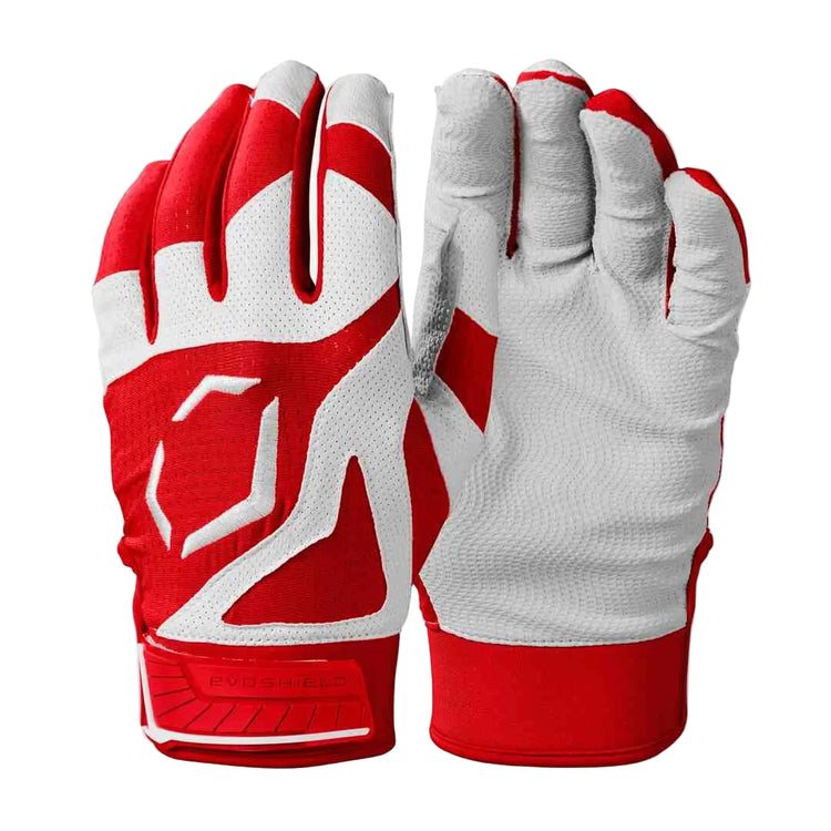 Evoshield Senior EVO SRZ-1 Batting Gloves Red