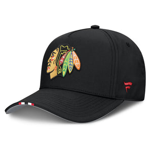 Fanatics Men's NHL Chicago Blackhawks 2025 Adjustable Draft Hat black