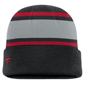 Fanatics Men's NHL Chicago Blackhawks 2025 Varsity Cuffed Knit Toque Black grey