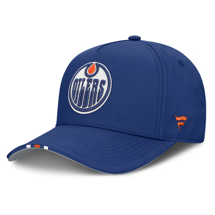Fanatics Men's NHL Edmonton Oilers 2025 Adjustable Draft Hat Blue