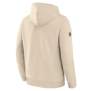 Fanatics Men's NHL Edmonton Oilers 2025 Alternate Fleece Hoodie Cream beige tan