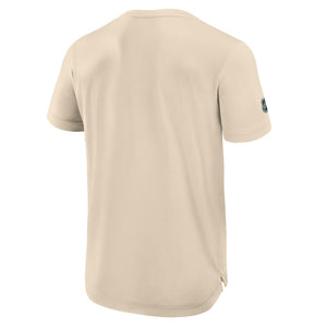 Fanatics Men's NHL Edmonton Oilers 2025 Authentic Pro Alternate Tech T-Shirt cream