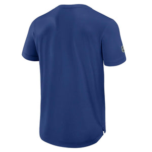 Fanatics Men's NHL Edmonton Oilers 2025 Authentic Pro Rink Tech T-Shirt blue