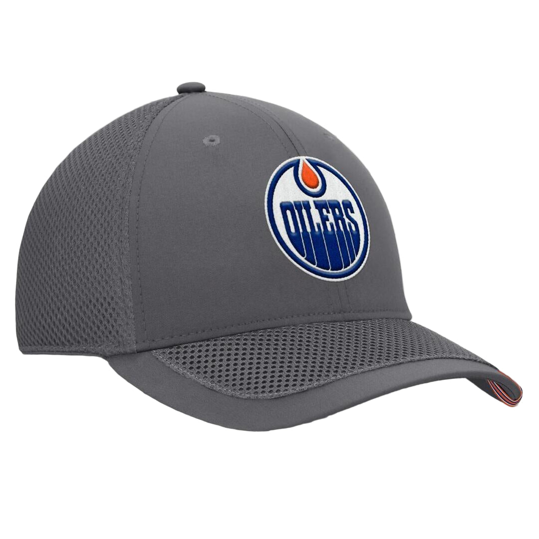 Fanatics Men's NHL Edmonton Oilers 2025 Clincher Spacer Flex Hat grey