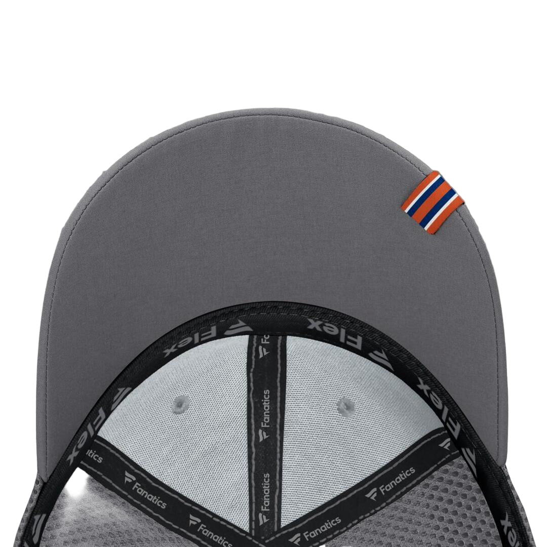 Fanatics Men's NHL Edmonton Oilers 2025 Clincher Spacer Flex Hat grey