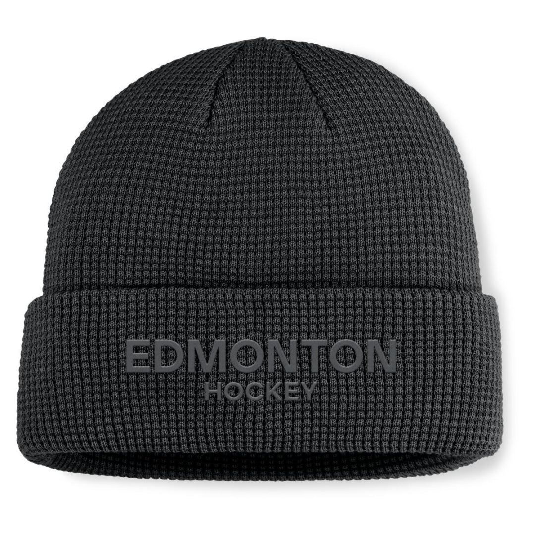 Fanatics Men's NHL Edmonton Oilers 2025 Fishermans Beanie Black