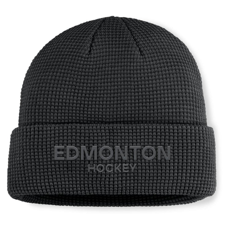 Fanatics Men's NHL Edmonton Oilers 2025 Fishermans Beanie Black
