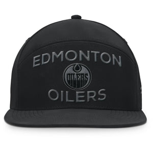 Fanatics Men's NHL Edmonton Oilers 2025 Road 5 Panel Hat Black