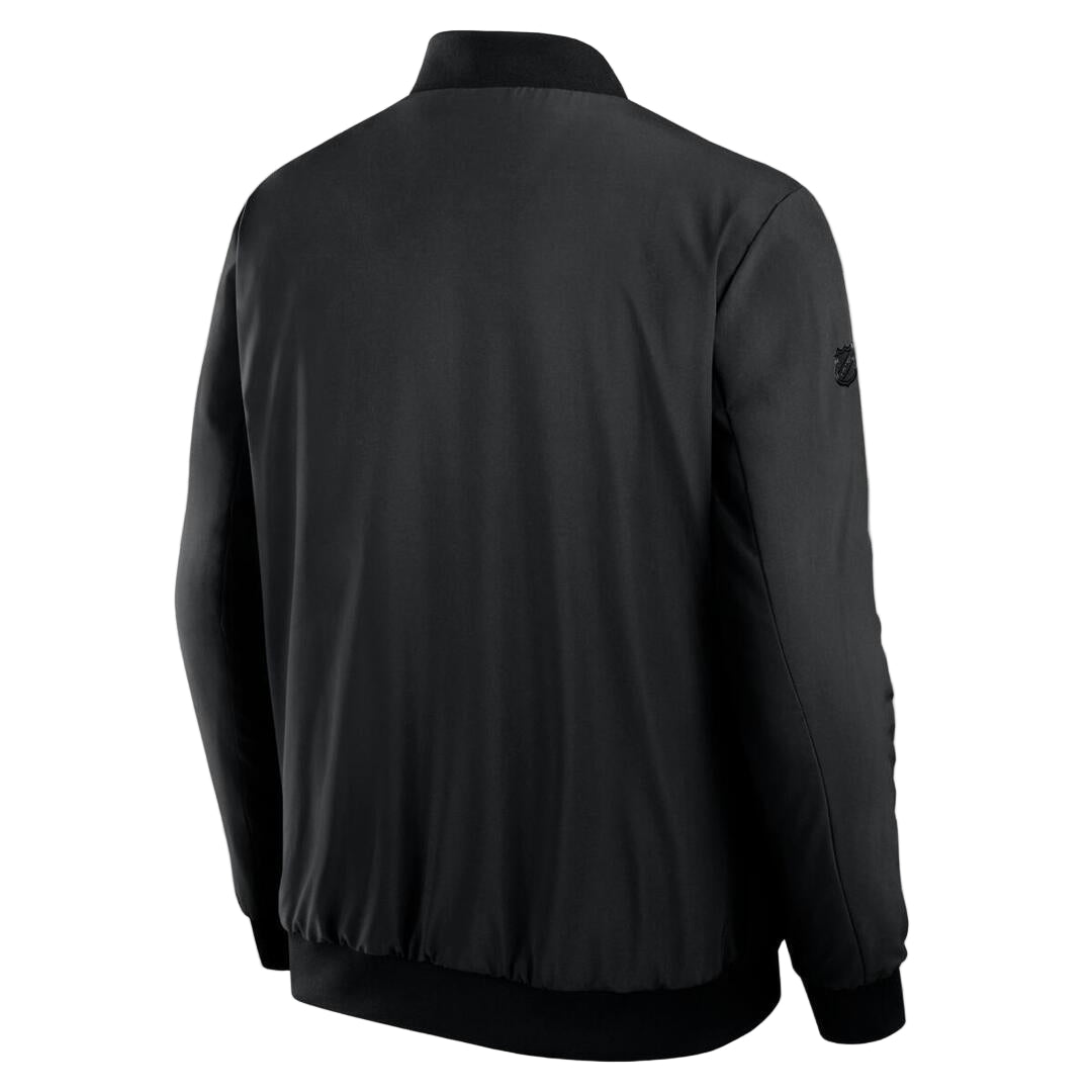 Fanatics Men's NHL Edmonton Oilers 2025 Road Bomber Jacket black