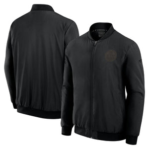 Fanatics Men's NHL Edmonton Oilers 2025 Road Bomber Jacket black