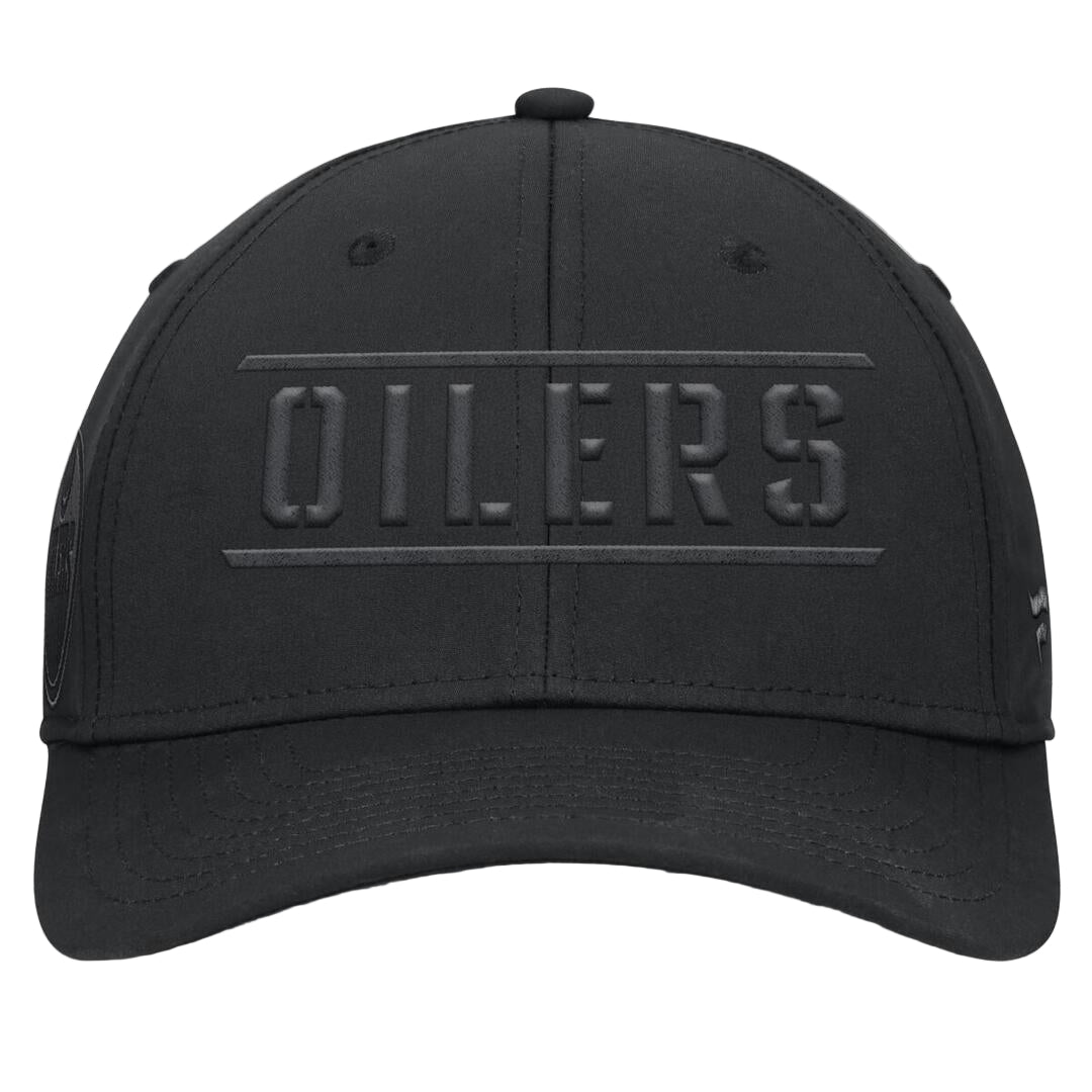 Fanatics Men's NHL Edmonton Oilers 2025 Ruck Up Midcrown Flex Hat black