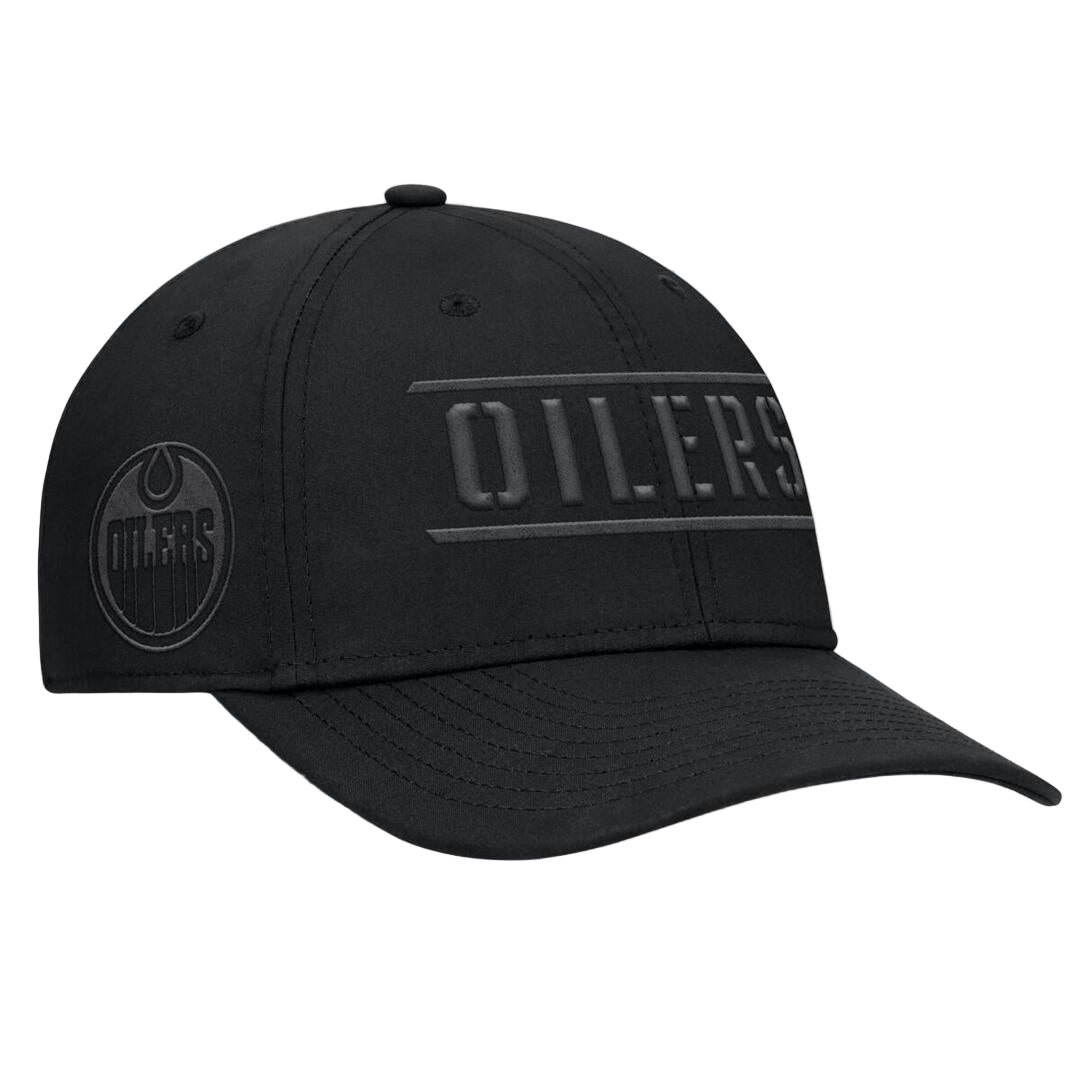 Fanatics Men's NHL Edmonton Oilers 2025 Ruck Up Midcrown Flex Hat black