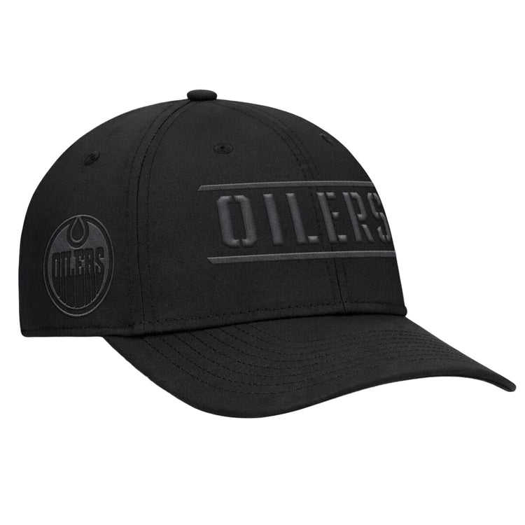 Fanatics Men's NHL Edmonton Oilers 2025 Ruck Up Midcrown Flex Hat black