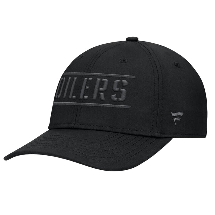 Fanatics Men's NHL Edmonton Oilers 2025 Ruck Up Midcrown Flex Hat black