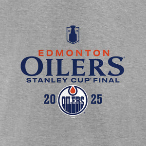 Fanatics Men's NHL Edmonton Oilers 2025 Stanley Cup Roster T-Shirt grey