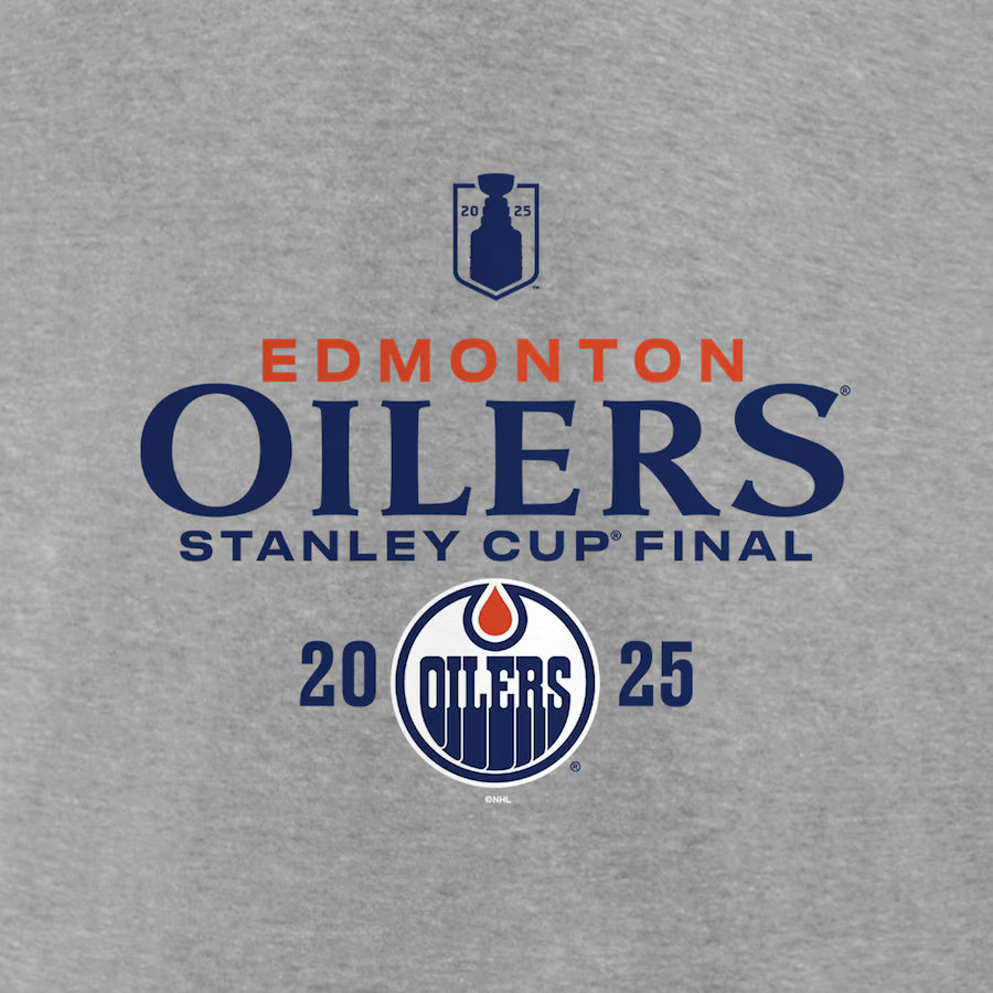 Fanatics Men's NHL Edmonton Oilers 2025 Stanley Cup Roster T-Shirt grey