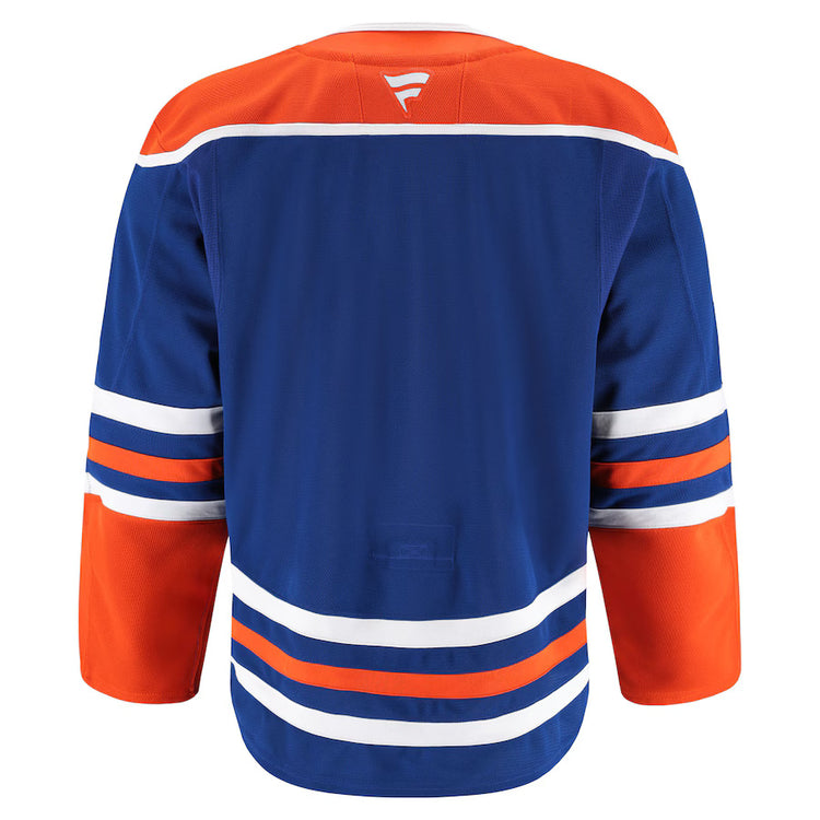 Fanatics Men's NHL Edmonton Oilers Authentic Pro Home Jersey royal blue orange