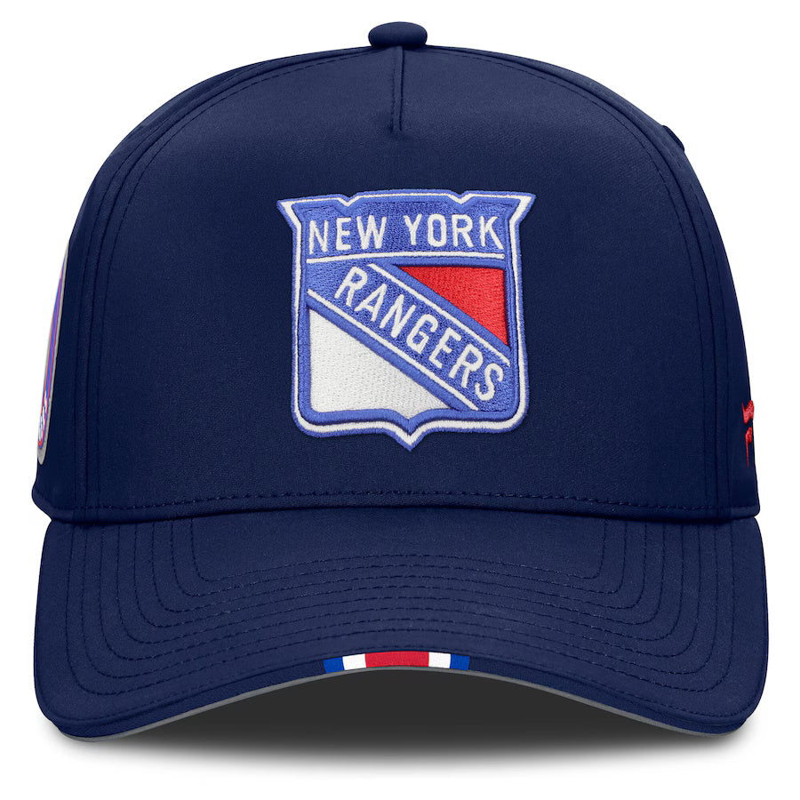 Fanatics Men's NHL New York Rangers 2025 Adjustable Draft Hat Navy blue