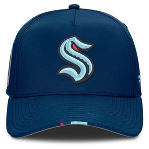 Fanatics Men's NHL Seattle Kraken 2025 Adjustable Draft Hat Navy blue