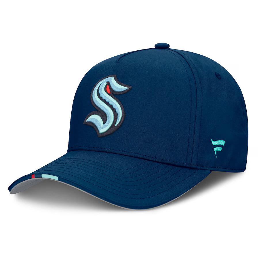Fanatics Men's NHL Seattle Kraken 2025 Adjustable Draft Hat Navy blue