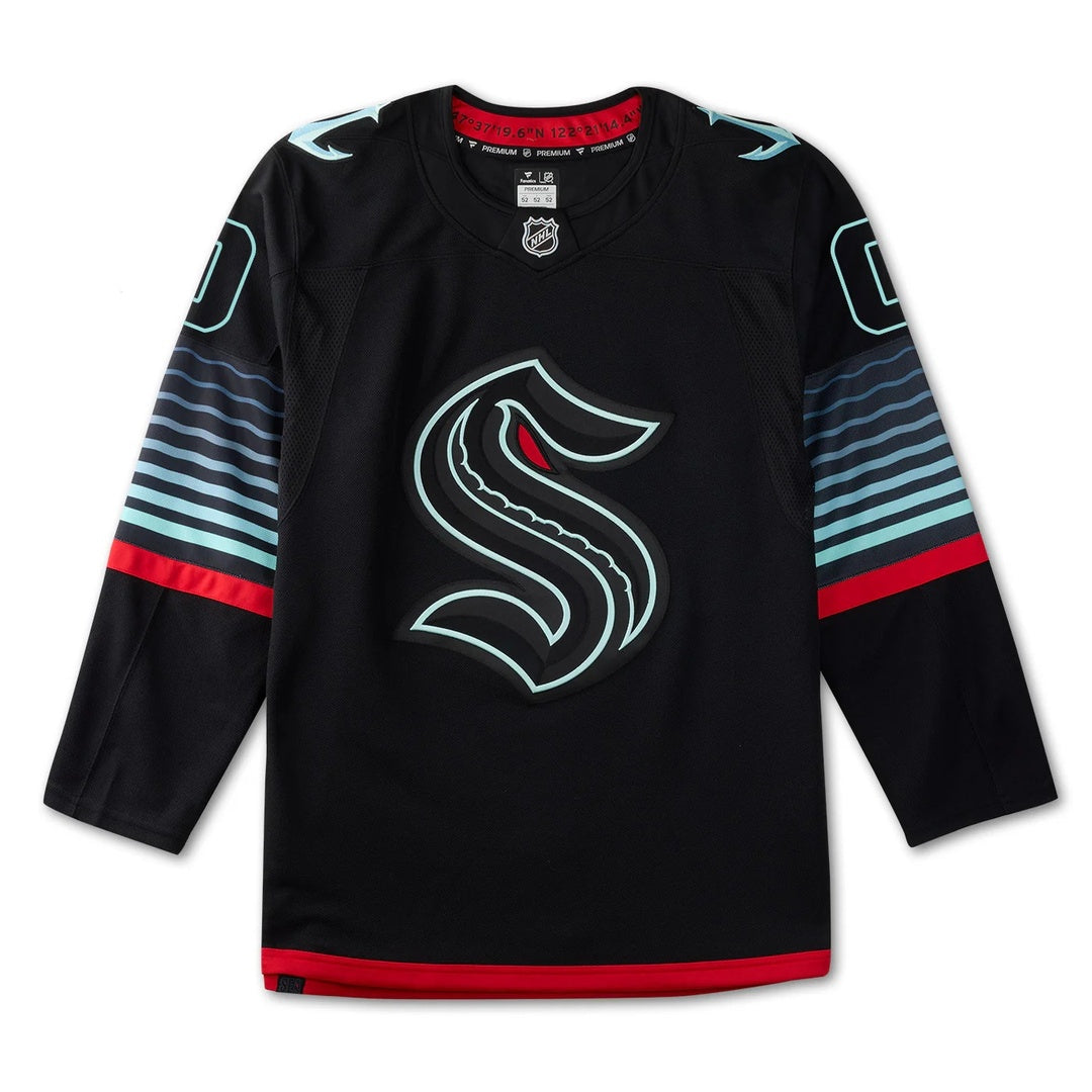 Fanatics Men's NHL Seattle Kraken Premium Alternate Jersey black