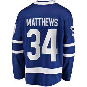 Fanatics Men's NHL Toronto Maple Leafs Auston Matthews Breakaway Home Jersey royal blue
