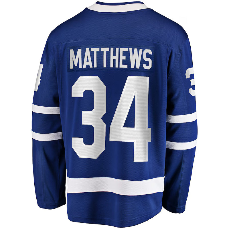 Fanatics Men's NHL Toronto Maple Leafs Auston Matthews Breakaway Home Jersey royal blue