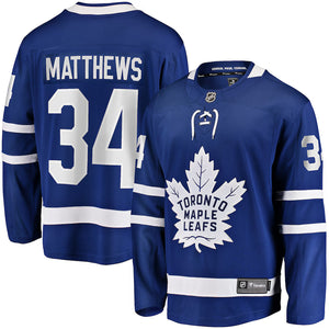 Fanatics Men's NHL Toronto Maple Leafs Auston Matthews Breakaway Home Jersey royal blue