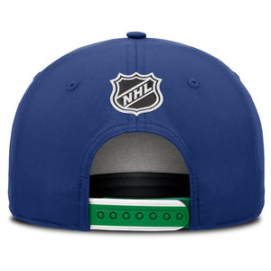Fanatics Men's NHL Vancouver Canucks 2025 Adjustable Draft Hat blue
