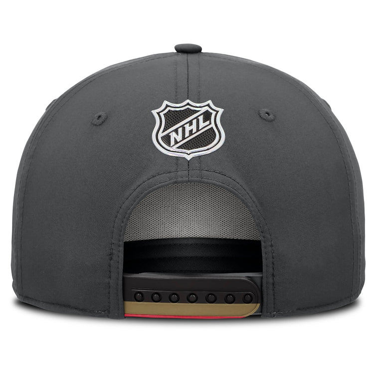 Fanatics Men's NHL Vegas Golden Knights 2025 Adjustable Draft Hat Grey