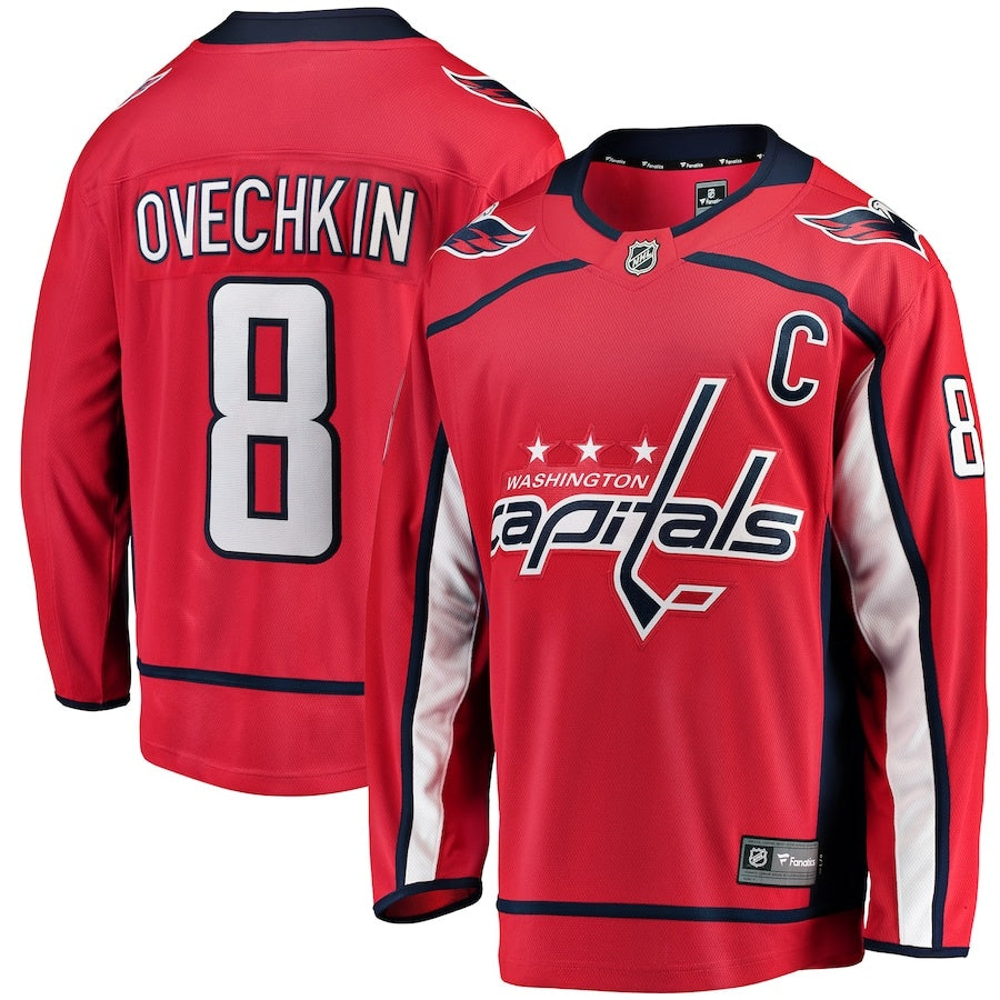 Fanatics Men's NHL Washington Capitals Alexander Ovechkin Breakaway Home Jersey red