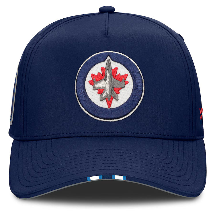 Fanatics Men's NHL Winnipeg Jets 2025 Adjustable Draft Hat Blue