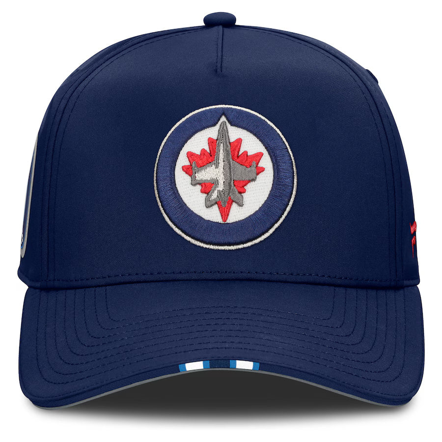 Fanatics Men's NHL Winnipeg Jets 2025 Adjustable Draft Hat Blue