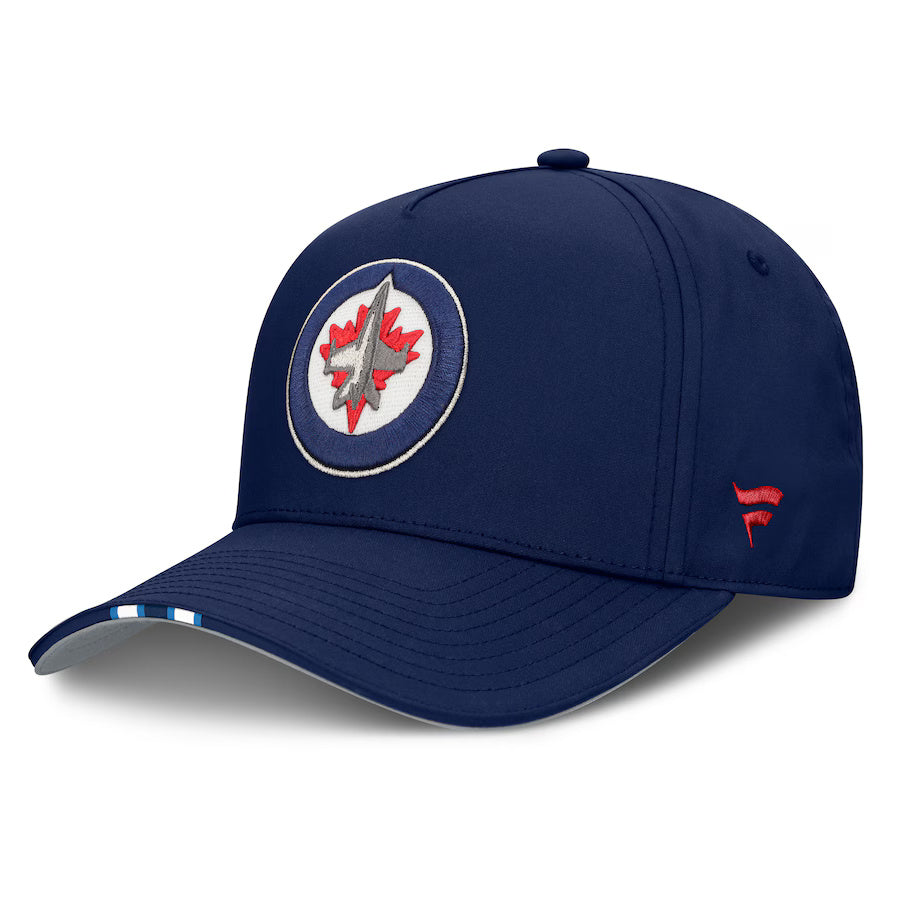 Fanatics Men's NHL Winnipeg Jets 2025 Adjustable Draft Hat Blue
