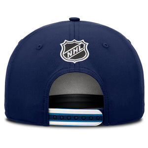 Fanatics Men's NHL Winnipeg Jets 2025 Adjustable Draft Hat Blue