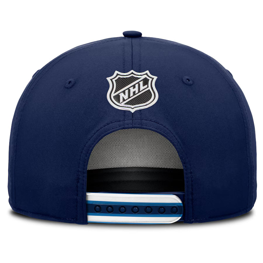 Fanatics Men's NHL Winnipeg Jets 2025 Adjustable Draft Hat Blue