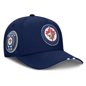 Fanatics Men's NHL Winnipeg Jets 2025 Adjustable Draft Hat Blue